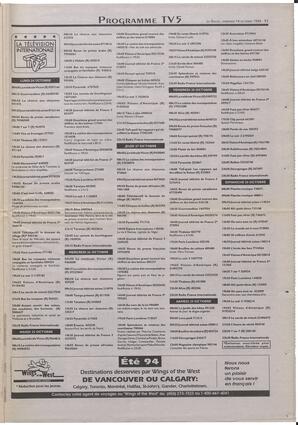 Le Soleil de Colombie-Britannique, October 14, 1994, page 19