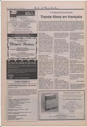 Le Soleil de Colombie-Britannique, October 7, 1994, page 6