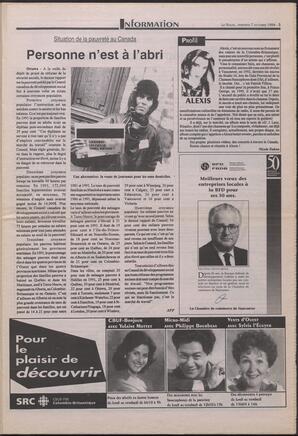 Le Soleil de Colombie-Britannique, October 7, 1994, page 3