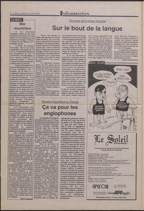 Le Soleil de Colombie-Britannique, October 7, 1994, page 2