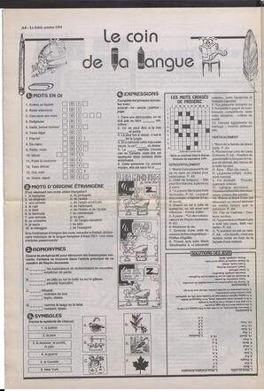 Le Soleil de Colombie-Britannique, October 7, 1994, page 17