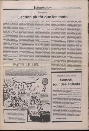 Le Soleil de Colombie-Britannique, September 16, 1994, page 5