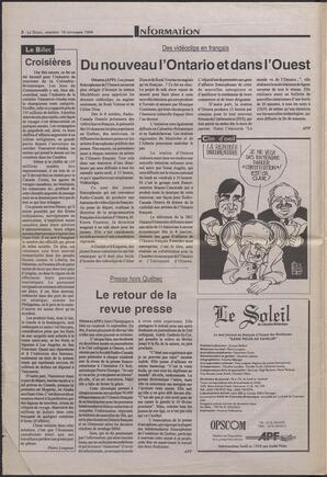 Le Soleil de Colombie-Britannique, September 16, 1994, page 2