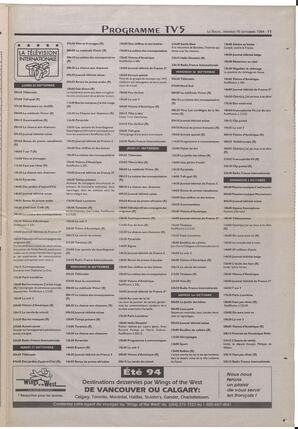 Le Soleil de Colombie-Britannique, September 16, 1994, page 19