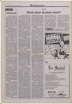 Le Soleil de Colombie-Britannique, September 2, 1994, page 2
