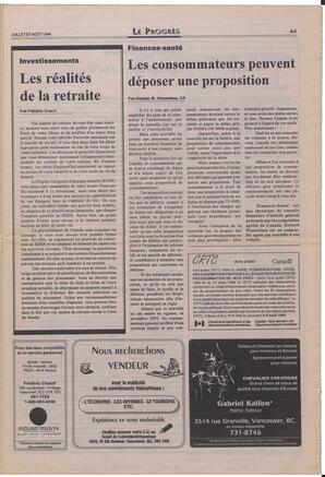 Le Soleil de Colombie-Britannique, July 15, 1994, page 9