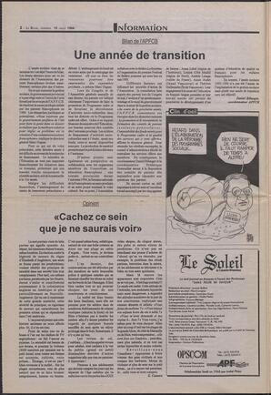 Le Soleil de Colombie-Britannique, July 15, 1994, page 2