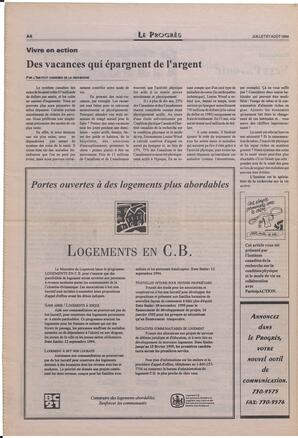 Le Soleil de Colombie-Britannique, July 15, 1994, page 12