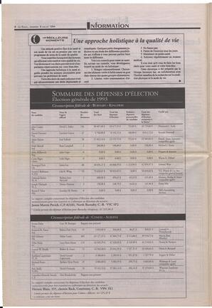 Le Soleil de Colombie-Britannique, July 8, 1994, page 4