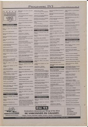 Le Soleil de Colombie-Britannique, July 1, 1994, page 15