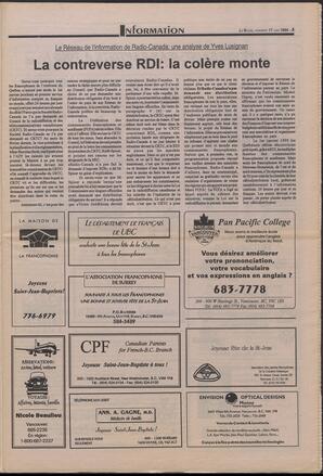 Le Soleil de Colombie-Britannique, June 17, 1994, page 5
