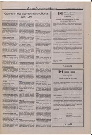 Le Soleil de Colombie-Britannique, June 3, 1994, page 11