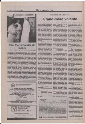 Le Soleil de Colombie-Britannique, May 27, 1994, page 6
