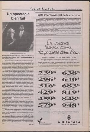 Le Soleil de Colombie-Britannique, May 20, 1994, page 9