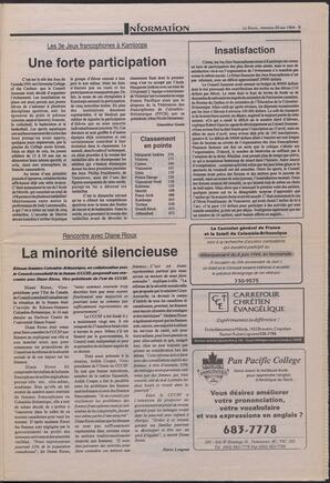 Le Soleil de Colombie-Britannique, May 20, 1994, page 5