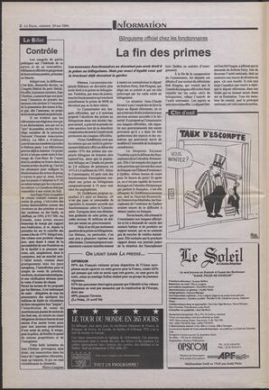 Le Soleil de Colombie-Britannique, May 20, 1994, page 2