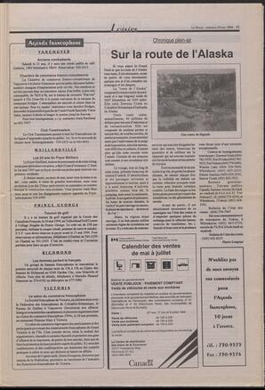 Le Soleil de Colombie-Britannique, May 20, 1994, page 11