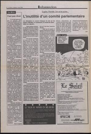 Le Soleil de Colombie-Britannique, May 6, 1994, page 2