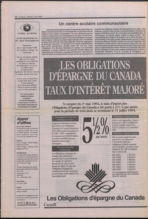 Le Soleil de Colombie-Britannique, May 6, 1994, page 10