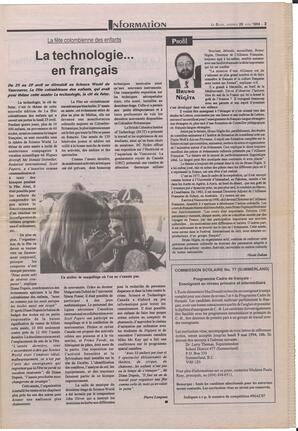 Le Soleil de Colombie-Britannique, April 29, 1994, page 3