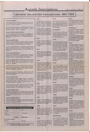 Le Soleil de Colombie-Britannique, April 29, 1994, page 11