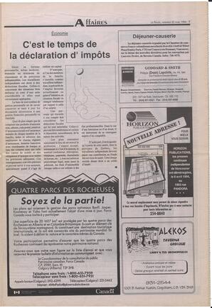 Le Soleil de Colombie-Britannique, April 22, 1994, page 7
