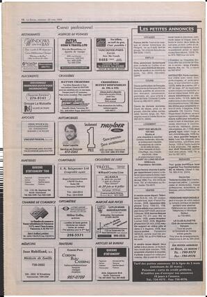 Le Soleil de Colombie-Britannique, April 22, 1994, page 16