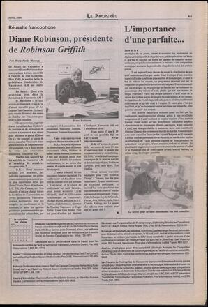 Le Soleil de Colombie-Britannique, April 15, 1994, page 11