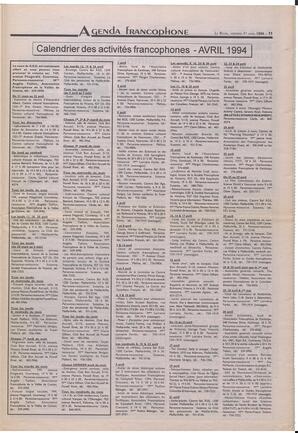 Le Soleil de Colombie-Britannique, April 1, 1994, page 11