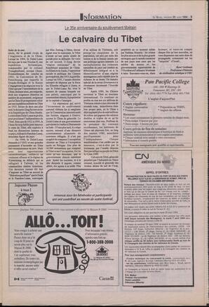 Le Soleil de Colombie-Britannique, March 25, 1994, page 5