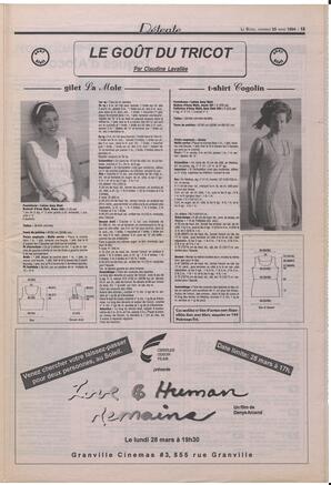 Le Soleil de Colombie-Britannique, March 25, 1994, page 15
