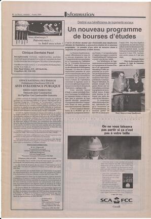 Le Soleil de Colombie-Britannique, March 4, 1994, page 8