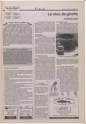 Le Soleil de Colombie-Britannique, March 4, 1994, page 13