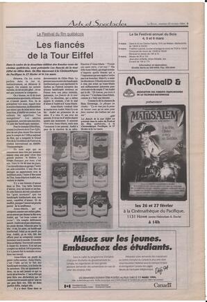 Le Soleil de Colombie-Britannique, February 25, 1994, page 9