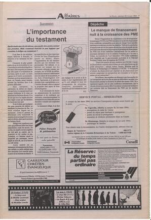 Le Soleil de Colombie-Britannique, February 25, 1994, page 7