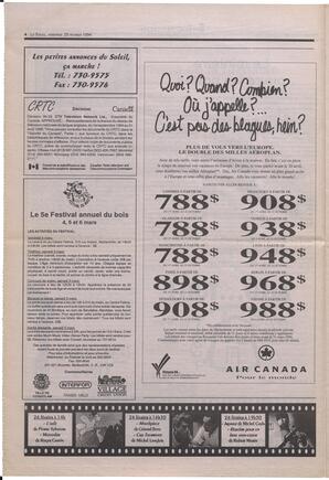 Le Soleil de Colombie-Britannique, February 25, 1994, page 4