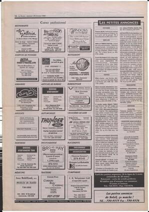 Le Soleil de Colombie-Britannique, February 25, 1994, page 16