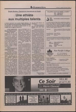 Le Soleil de Colombie-Britannique, February 18, 1994, page 5