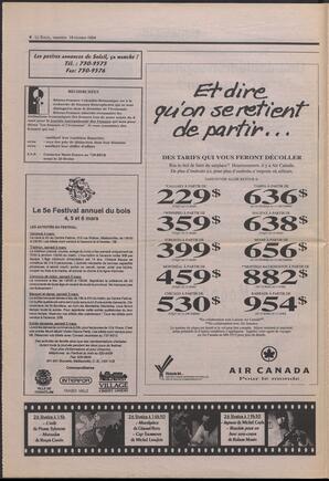 Le Soleil de Colombie-Britannique, February 18, 1994, page 4