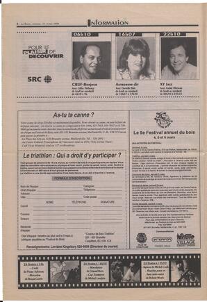 Le Soleil de Colombie-Britannique, February 11, 1994, page 4