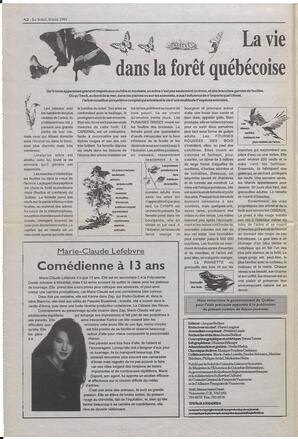 Le Soleil de Colombie-Britannique, February 4, 1994, page 14