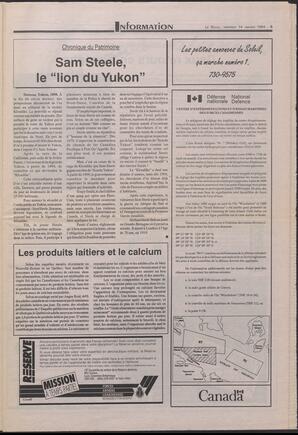 Le Soleil de Colombie-Britannique, January 14, 1994, page 5