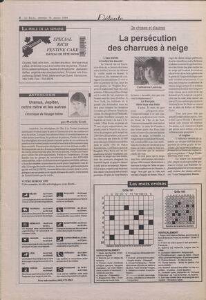 Le Soleil de Colombie-Britannique, January 14, 1994, page 11