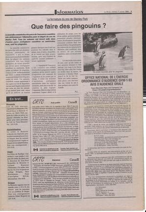 Le Soleil de Colombie-Britannique, January 7, 1994, page 5