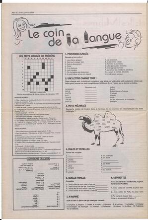 Le Soleil de Colombie-Britannique, January 7, 1994, page 21