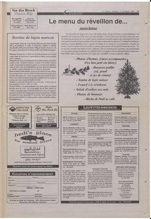Le Soleil de Colombie-Britannique, December 17, 1993, page 19
