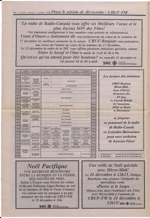 Le Soleil de Colombie-Britannique, December 17, 1993, page 10