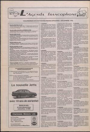 Le Soleil de Colombie-Britannique, December 3, 1993, page 8