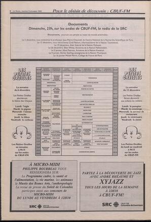 Le Soleil de Colombie-Britannique, December 3, 1993, page 6