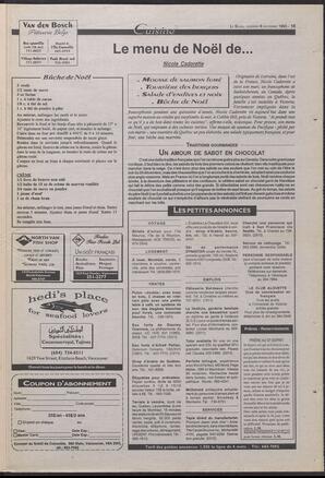 Le Soleil de Colombie-Britannique, November 5, 1993, page 15